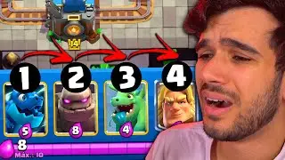 SÓ VALE JOGAR CLASH ROYALE NUMA ORDEM ESPECÍFICA!!