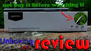 Don't buy it before watch it// Amazon Basics Stylus... review and unboxing