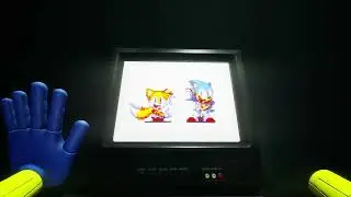 Sonic and Tails dancing in Poppy Playtime Chapter 2