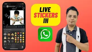 How to Send iOS 18/17  Live Stickers in WhatsApp on iPhone