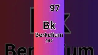 Berkelium!