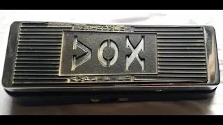 Tutorial como regular filtro do wah wah Vox V847a c/ som de Dunlop Crybaby, calibração potenciômetro