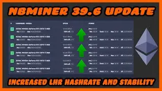 NBminer 39.6 Update RTX 3070 Ti - Increased LHR Hashrate and Stability