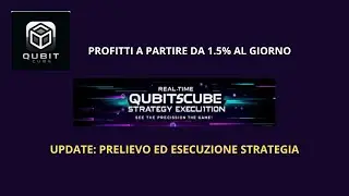 QubitsCube Update Prelievo ed esecuzione strategia #arbitrage #trading #binance #bybit #bitcoin
