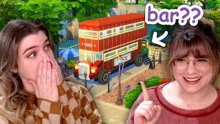 can we build a double decker bus in the sims 4?