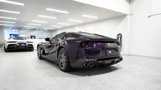 WILL FERRARI APPROVE? 812 WRAPPED FROM RED TO PURPLE!