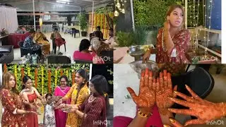 hmari mehndi ka rang aagya😊❤️ #nitashilimkar #familyvlog#youtube