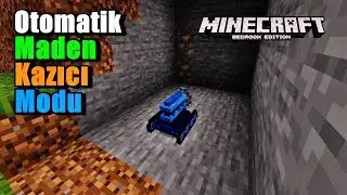 YENİ OTOMATİK MADEN KAZICI MODU!! 😱 -  Minecraft Bedrock Edition -   1.18 Sürüm