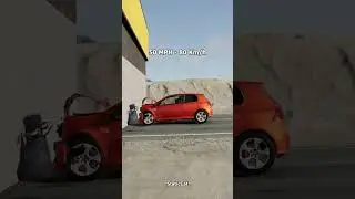 Volkswagen Golf Mk5 Crash Test - BeamNG.drive