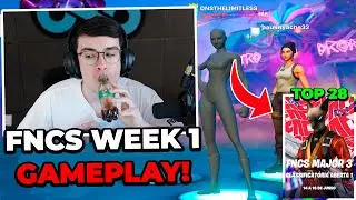 TEVE CLUTCH! Blackoutz na FNCS Major 3 Week 1! (Gameplay)
