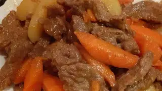 My Simple way of Cooking Stir Fry Beef | Stir Fry Beef with Carrots and Potato
