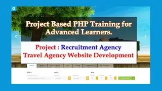 Training on Recruitment Agency (Travel Agency Website Development)
