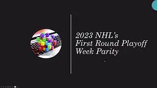2023 NHL's First Round Playoff Parity