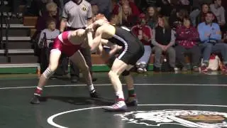 Wrestling: Ryan Pomrinca of North Hunterdon defeats Dominick Gallo of High Point, 126lbs