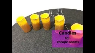 Candles for escape rooms. Свечи для квест комнаты