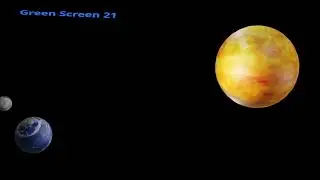 Green screen process of solar and lunar eclipse