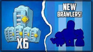 6 MEGA BOXES OPENING! 5 NEW BRAWLERS! Brawl Stars Gemming New Account! :: Brawl Stars Gameplay