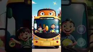 wheels on the bus go round and round