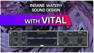 Creating wet LIQUID textures with VITAL!