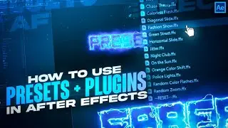 How to use presets + plugins in Adobe After effects | Saber plugin in depth tutorial |Zero to hero#5