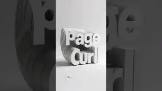 Transisi Page Curl Node Video Editor