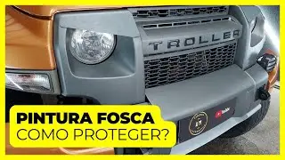 como proteger pintura fosca e carro envelopado sem deixar brilho