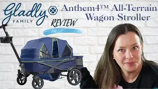 REVIEW | Gladly Family Anthem 4 Wagon Stroller | Steering | Dimensions | Features |