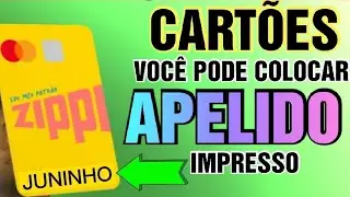 CARTÕES QUE VOCÊ PODE ESCOLHER O NOME OU APELIDO QUE QUISER 💳
