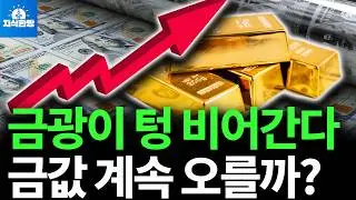 금광이 텅 비어간다.. 금값 계속 오를까? (박종훈의 지식한방)