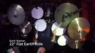 Dream Cymbals - 22" Dark Matter Flat Earth Ride