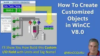 How To Create Customized Objects in WinCC SCADA 👨🏽‍🔬 Learn Scada Programming #WinCCGuru