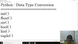 #2 Python Data Types Conversion