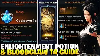 Lost Ark T4: All Bloodclaw Chart Fragments & Enlightenment Potion Guide