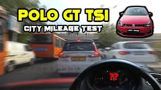 CITY MILEAGE TEST of VW POLO GT TSI 1.2 DSG | TOTALLY SATISFIED | Uditverse