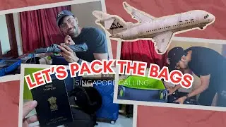 Packing Bags for My First International Trip to Singapore - Ep. 1