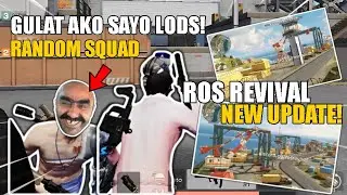 ROS REVIVAL NEW UPDATE 2025! |RANDOM SQUAD BATAK (KNIVES OUT HIGHLIGHTS)