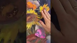 Август в моих глазах🌻 30х40, масл.бум/масло, доставка по РФ💌#oilpainting #живопись #живописьмаслом