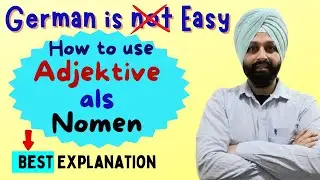 Best German Language Course Online | German B1 Course | Adjective as Nouns