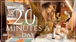 Make the most of 20 minutes a day to grow your Art Business