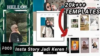 Template Insta Story Gratis Pake Aplikasi FocoDesign  | KeeRun