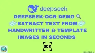 DeepSeek-OCR Demo | Extract Text from Handwritten & Template Images in Seconds