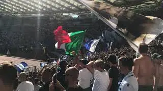roma - Lazio Curva nord (Lazio is on fire)