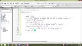C program codes to check leap year - Learn C Programming p8