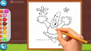 Drawing And Coloring For Kids! SpongeBob And Patrick Star