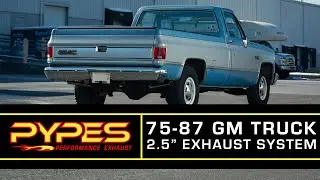 1975-87 GM Truck 2.5" Exhaust System