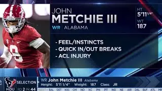 Texans Pick John Metchie With The 44th Pick | 2022 NFL Draft