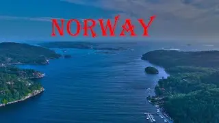 FlIght over a fjord in Norway