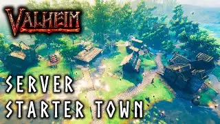 Valheim Server Starter Town Build!