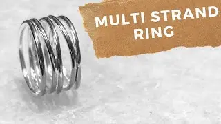 MULTI STRAND STERLING SILVER RING