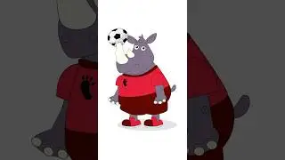⚽ Ich bin das Nashorn und mache gerne Kopfbälle! 🦏 Team ZOO! - EM der Tiere | Sing Kinderlieder